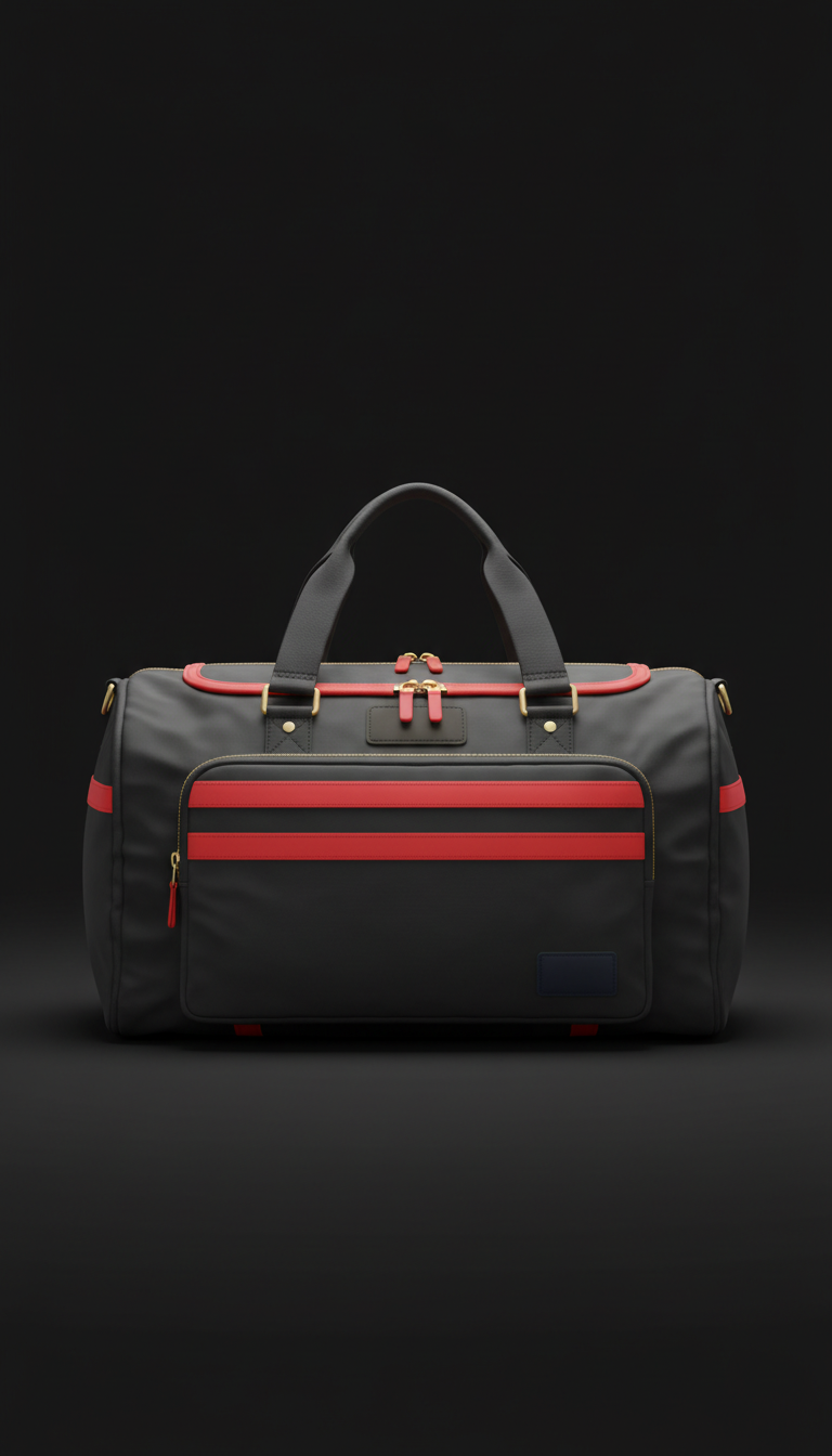 Ballistic Nylon Duffel Bag With Reinforced Base